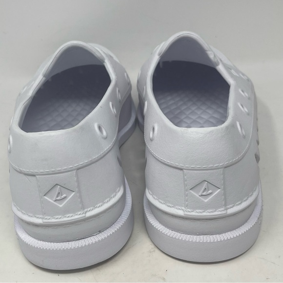 Sperry Authentic Original Float Boat Shoes Womens 8 Mens 6 White Slip On - Picture 10 of 14
